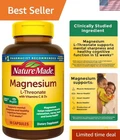 Nature Made Magnesium L-threonate With Vitamin C & D3, Provides 130 Mg New. Price: $76.53.