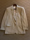 Men Vintage Cream Sport Coat, 42R, Three Roll-two Trad Ivy Style Prep Pre-owned. Price: $200.00.