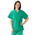Medline Comfortease Unisex One-pocket Reversible Scrub Top, Small, Jade Green New. Price: $14.79.
