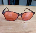 Theraspecs Audrey: Migraine & Light Sensitivity Glasses Grey Blue Frames Pre-owned. Price: $68.00.