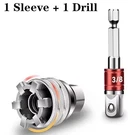 Universal Socket Adapter Set 10-19MM Magic Grip + 3/8 Drill Bit Cr-v Steel New. Price: $38.50.