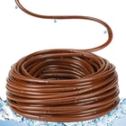 1/4 Inch Irrigation Tubing Hydroponics Dripline Hose With 6 Emitter Sp New. Price: $26.76.