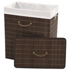 Collapsible Laundry Basket Dirty Clothes Hamper Bin Bamboo Vidaxl New. Price: $36.99.