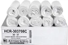 High Density Trash Bags, Gallon, 500 Count, 8 Micron (eq), 30" X 37", Clea... New. Price: $75.89.