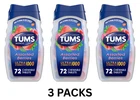 Tums Ultra Strength 1000 Assorted Berries Antacid Tablets, 72 Ct Each Pack Of 3 New. Price: $14.99.