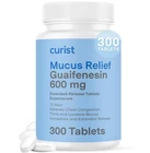Curist Guaifenesin 600 Mg Extended Release Tablets (300 Count (pack Of 1) New. Price: $44.77.