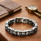 Men's 316L Stainless Steel Motorcycle Chain Bracelet 8 Inch Biker Jewelry New. Price: $14.31.