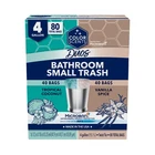 Small Trash Bags 4 Gallon Twist Tie Scented Waterproof 80 Count For Bathroom New. Price: $12.99.