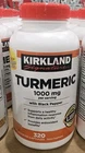 Kirkland Signature Turmeric With Black Pepper 1000MG 320 Count Exp 07/27 New. Price: $65.00.