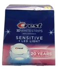Crest 3D Whitestrips Sensitive Led Blue Light 28 STRIPS+14 Treatments Exp. 2026 New. Price: $32.99.