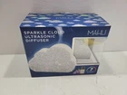Mahli Sparkle Cloud Ultrasonic Diffuser With Essential Oil And Led Lights, Boxed New. Price: $36.39.