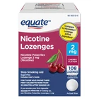 Equate Nicotine Lozenge 2 Mg, Cherry Flavor, 108 Count Stop Smoking Aid New. Price: $26.61.