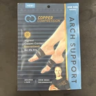 Genuine Brand New Copper Compression Arch Support Non-slip 1 Pair Black. Price: $7.20.