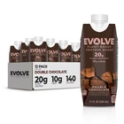 Evolve Plant Based Protein Shake, Double 11 Fl Oz (pack Of 12), Natural New. Price: $46.90.
