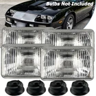 FOUR(X4) 4X6" H4 Glass Headlights Conversion Halogen Semi Sealed Kit Hid & New. Price: $59.99.
