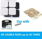 20 Re-usable Pads, For Tens 3000, 2X2 Tan Cloth Self-adhesive Re-use Up 45 Times New. Price: $17.88.