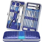 Teamkio 18PCS Manicure Pedicure Nail Clippers Piece Set, Blue New. Price: $17.99.