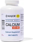 Major Oyster Shell 500MG Calcium Supplement, 300CT New. Price: $19.99.