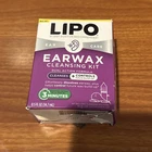 Lipo Earwax Cleansing Kit, Drops, Bulb Syringe, And White New. Price: $20.99.