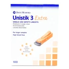 Unistik 3 Safety Lancet 21 Gauge 2.0 Mm Depth Box(s) 100 /box New. Price: $26.55.