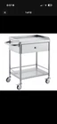 Vevor Medical Cart, 2-LAYER Stainless Steel 220 Lbs Weight Capacity, Lab Ut New. Price: $104.99.