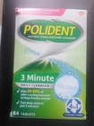 Polident Minute Antibacterial Denture Cleanser 84 Tablets Exp 2027/01/31 New. Price: $14.99.