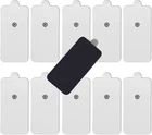 10-PACK Large Tens Electrode Pads 3.5MM Snap Connectors High Conductivity, New. Price: $12.99.