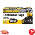 55 Gallon Mil (eq) Heavy Duty Contractor Bags With Flap Ties - 36" X 56" Wi... New. Price: $14.19.