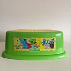Sesame Street Kids' Step Stool W/grip 2009 Bathroom Elmo Big Bird Grover Bert Used. Price: $27.99.