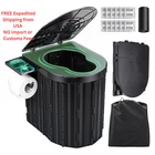 Sckee Camping Toilet, Portable For Adults, Travel Black New. Price: $57.95.