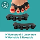1 Pair Silicone Toe Separator Bunion Corrector Hammer Straightener Soft Gel New. Price: $7.75.