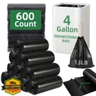 Xlhomo 4 Gallon Trash Bags Black 600CT New. Price: $56.99.