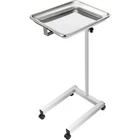 Vevor Lab Cart Stainless Steel Mayo Tray Stand 18 X 14 Trolley New. Price: $72.73.