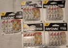 120 Cells Rayovac Extra Hearing Aid 10 Size Batteries * Zinc Air 0% Mercury New. Price: $35.00.