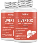 Livertox By Nubest, Premium Cleanse, Detox & Repair 20+ Herbs - Pack New. Price: $52.78.