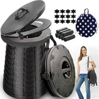 Xxl Portable Toilet For Camping, 880LBS Capacity, Adjustable & Collapsible Loo New. Price: $81.99.