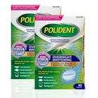 Polident Overnight Whitening Dental Cleanser Tablets 90 (2 Pack) Antibacteria New. Price: $19.94.