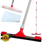 Gleamgaga Floor Squeegee 17.3'' Eva Foam 62'' Handle New. Price: $32.99.
