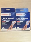 Lot 2-WALGREENS Cast & Wound Protector Adult Knee Below-waterproof/reuseable New. Price: $13.95.
