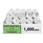 Aluf Plastics 33 Gallon Trash Bags Source Reduction Series Value High Density New. Price: $171.36.