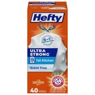 Hefty Ultra Strong 13 Gallon Trash Bags, Tall 40 Count (pack Of 1), White New. Price: $18.04.