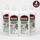 Kerasal Daily Defense Foot Wash W/ Tea Tree Epsom Salt & Essential Oils 4 Pk New. Price: $24.00.