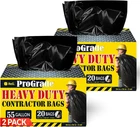 Reli. Contractor Garbage Bags 55 Gallon 40 Trash Heavy Duty Black New. Price: $70.28.