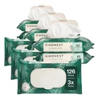 Flushable Wipes Hypoallergenic Sensitive Skin Tropical Leaves 42 Count Honest New. Price: $59.99.