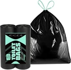Sckee 50 Pack Heavy-duty Waste Liners, Leak-proof Potty Bags With Drawstring, New. Price: $47.61.