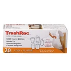 Trashrac 5 Gal. Bags Handle Tie Pk 1 Count (pack Of 20), White New. Price: $13.35.