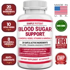 Simply Potent Blood Sugar 20 Herbs Supplement Capsules For Diabetic - 60 Count New. Price: $19.99.