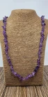 Natural Amethyst Necklace Healing Crystal Stone Long Unisex Quartz Pendant 28" New. Price: $29.95.