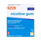 Rugby Polacrilex 4MG Nicotine Gum Original Flavor Quit Smoking/vaping 110 Ct New. Price: $50.19.