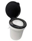 Portable Emergency Toilet Seat For 5 Gallon Bucket Snap-on Camping Not New. Price: $17.89.